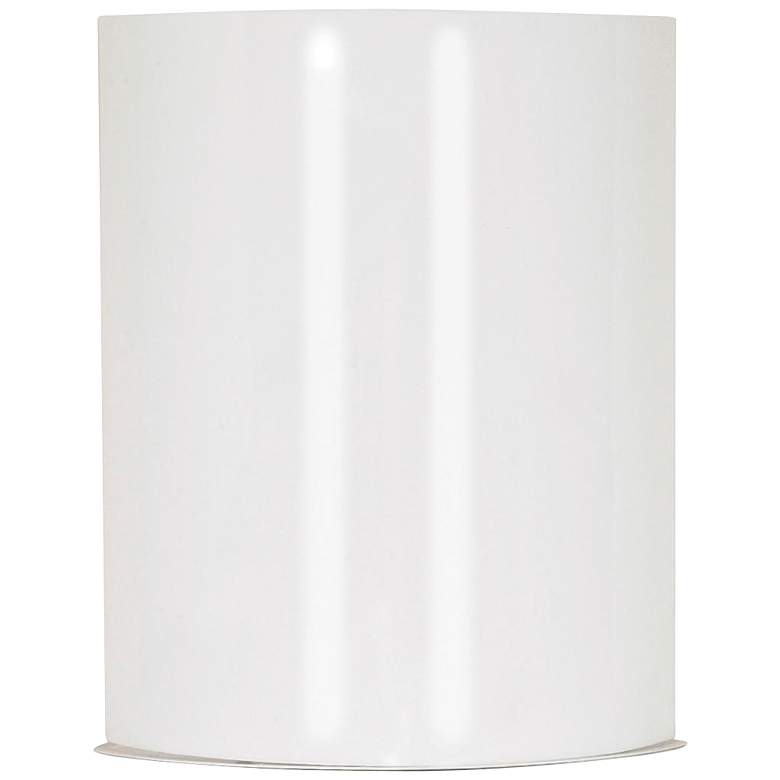 Image 1 Crispo LED 9 inch; Wall Sconce; White Finish; CCT Selectable 3K/4K/5K