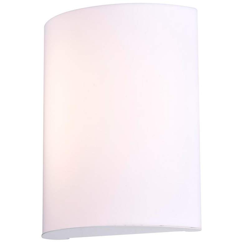 Image 3 Crispo LED 9 inch; Wall Sconce; White Finish; CCT Selectable 3K/4K/5K more views