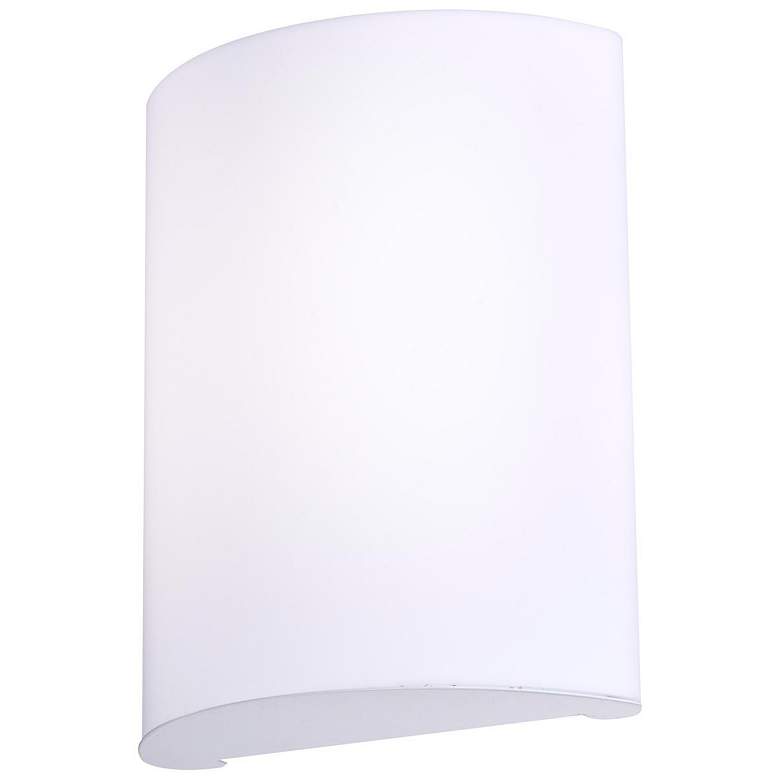 Image 5 Crispo LED 9 inch; Wall Sconce; White Finish; CCT Selectable 3K/4K/5K more views