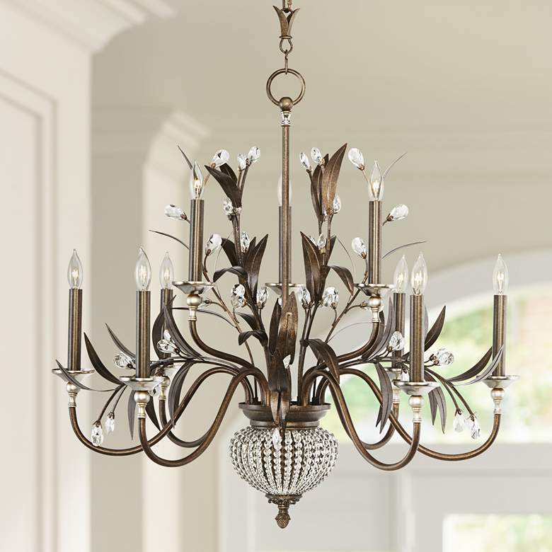 Image 1 Cristal de Lisbon Collection 32" Wide Two Tier Chandelier