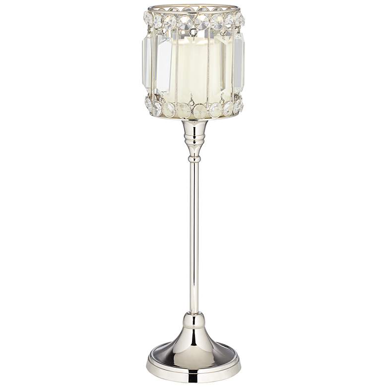 Image 1 Cristalis Prism Tall Crystal Candle Holder by Studio 55D