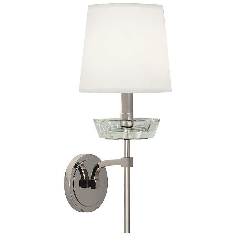 Image 1 Cristallo 18.38" High Polished Nickel And Lucite CRYST Wall Sconce