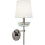 Cristallo 18.38" High Polished Nickel And Lucite CRYST Wall Sconce