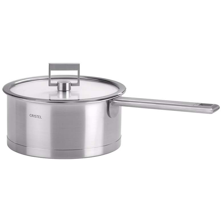 Image 1 Cristel Strate Stainless 2.2-Quart Saucepan with Lid