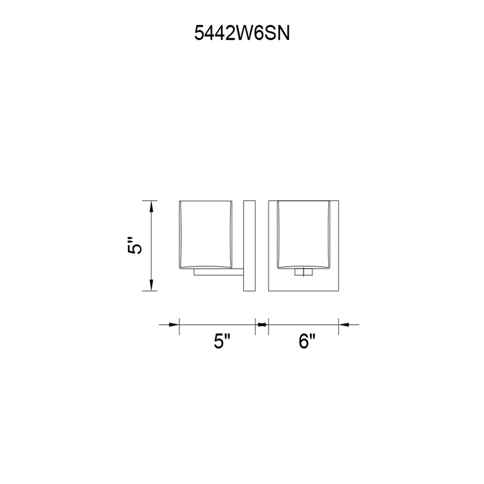 Image 6 Cristini 1 Light Satin Nickel Bathroom Sconce more views