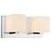 Cristini 2 Light Vanity Light With Satin Nickel Finish