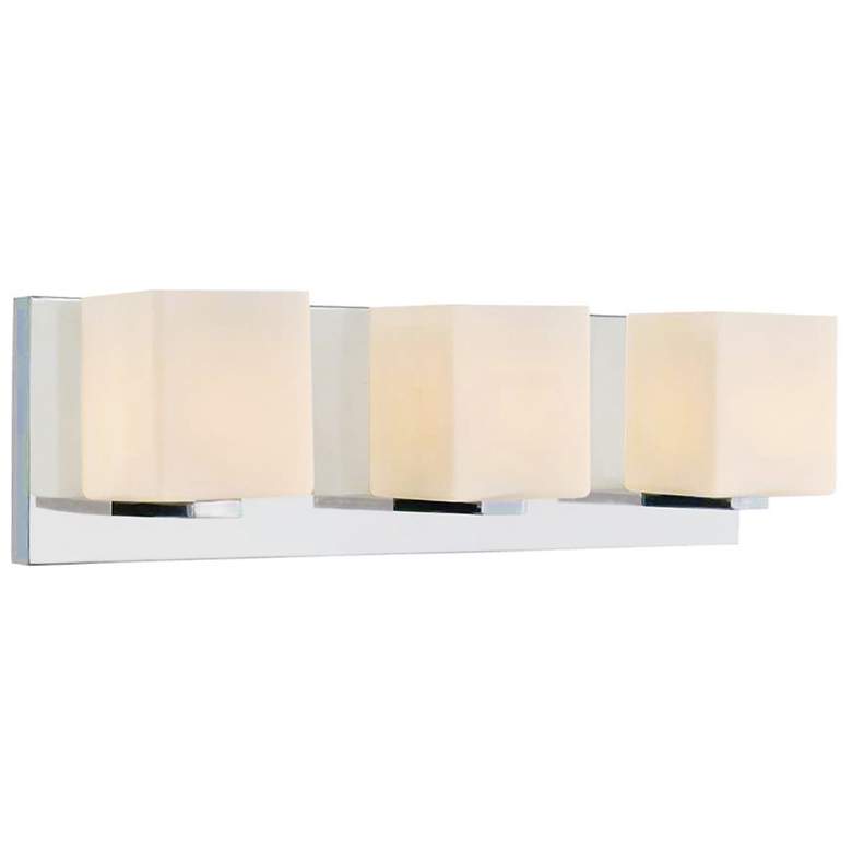 Image 1 Cristini 3 Light Vanity Light With Satin Nickel Finish