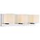 Cristini 3 Light Vanity Light With Satin Nickel Finish