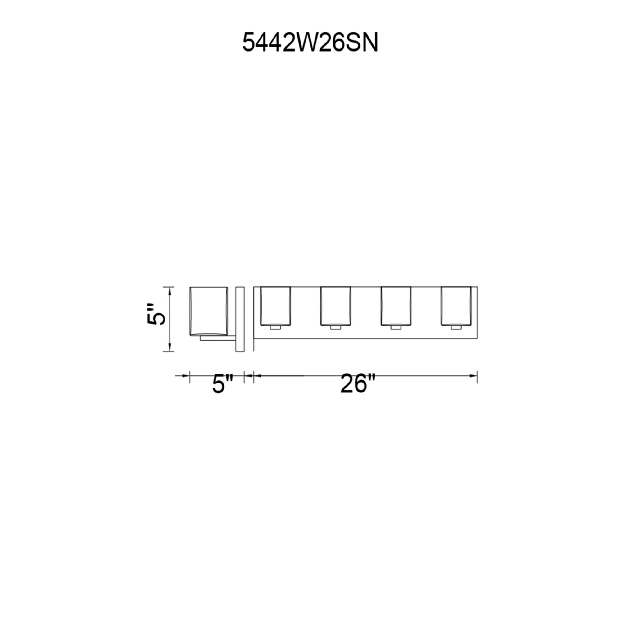 Image 6 Cristini 4 Light Bathroom Sconce With Satin Nickel Finish more views