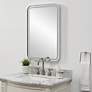 6_Crofton Polished Nickel 22 1/4" x 32 1/4" LED Wall Mirror more views