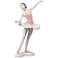 Croise Derriere Pink Porcelain 10" High Ballerina Figurine