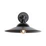 5_Croma LED 15" Wall Sconce - Outdoor in Matte Black with Matte Black Shade more views