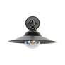 3_Croma LED 15" Wall Sconce - Outdoor in Matte Black with Matte Black Shade more views