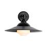 3_Croma LED 15" Wall Sconce - Outdoor in Matte Black with Matte Black Shade more views