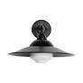 4_Croma LED 15" Wall Sconce - Outdoor in Matte Black with Matte Black Shade more views