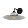 6_Croma LED 15" Wall Sconce - Outdoor in Matte Black with Matte Gray Shade more views