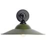 1_Croma LED 15" Wall Sconce - Outdoor in Matte Black with Matte Pine Shade