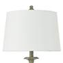 5_Cromwell 31"H Antique Sage Green-Grey Table Lamp w/ White Shade more views