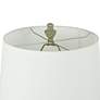 6_Cromwell 31"H Antique Sage Green-Grey Table Lamp w/ White Shade more views