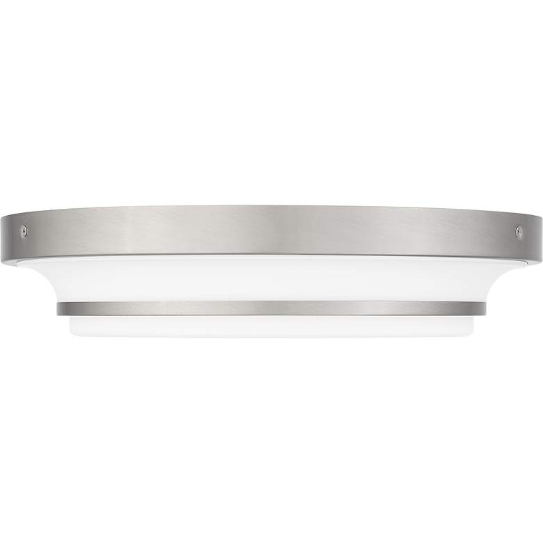 Image 3 Cromwell Integrated LED Brushed Nickel Flush Mount more views