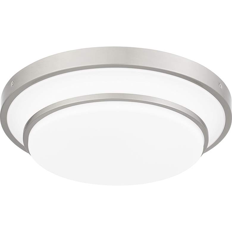 Image 5 Cromwell Integrated LED Brushed Nickel Flush Mount more views