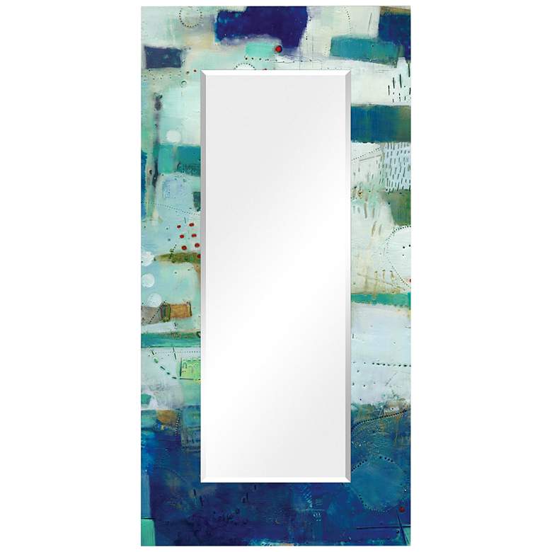 Image 3 Crore I Art Glass 36" x 72" Rectangular Wall Mirror