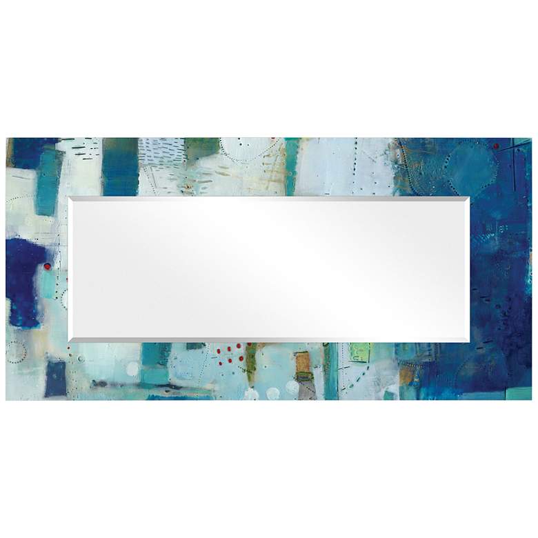 Image 6 Crore I Art Glass 36 inch x 72 inch Rectangular Wall Mirror more views