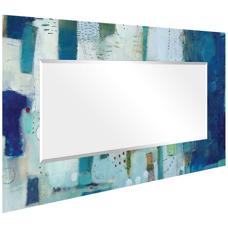 Image 7 Crore I Art Glass 36" x 72" Rectangular Wall Mirror more views