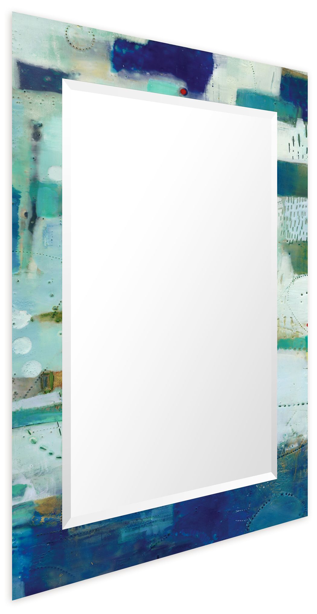 Image 3 Crore IRectangular Beveled Mirror on Printed Tempered Art Glass more views