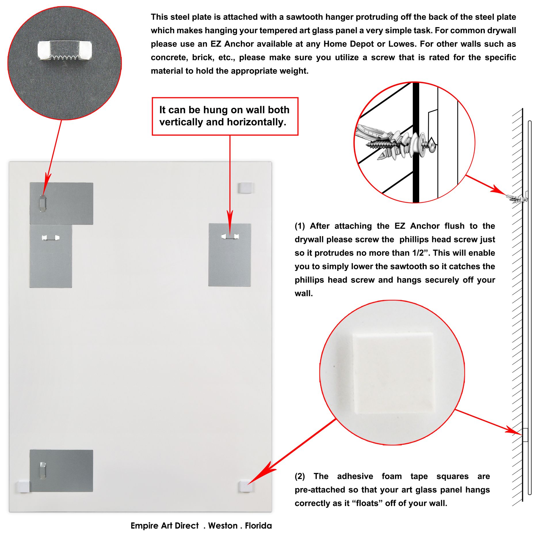 Image 7 Crore IRectangular Beveled Mirror on Printed Tempered Art Glass more views