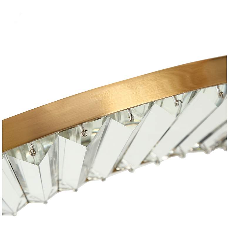 Image 5 Crorring 1-Light LED Crystal Island Chandelier more views
