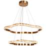 Thumbnail1 of Crorring 2-Light LED Crystal 2-Tier Chandelier