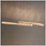 2_Crorring 2-Light LED Crystal Island Chandelier more views