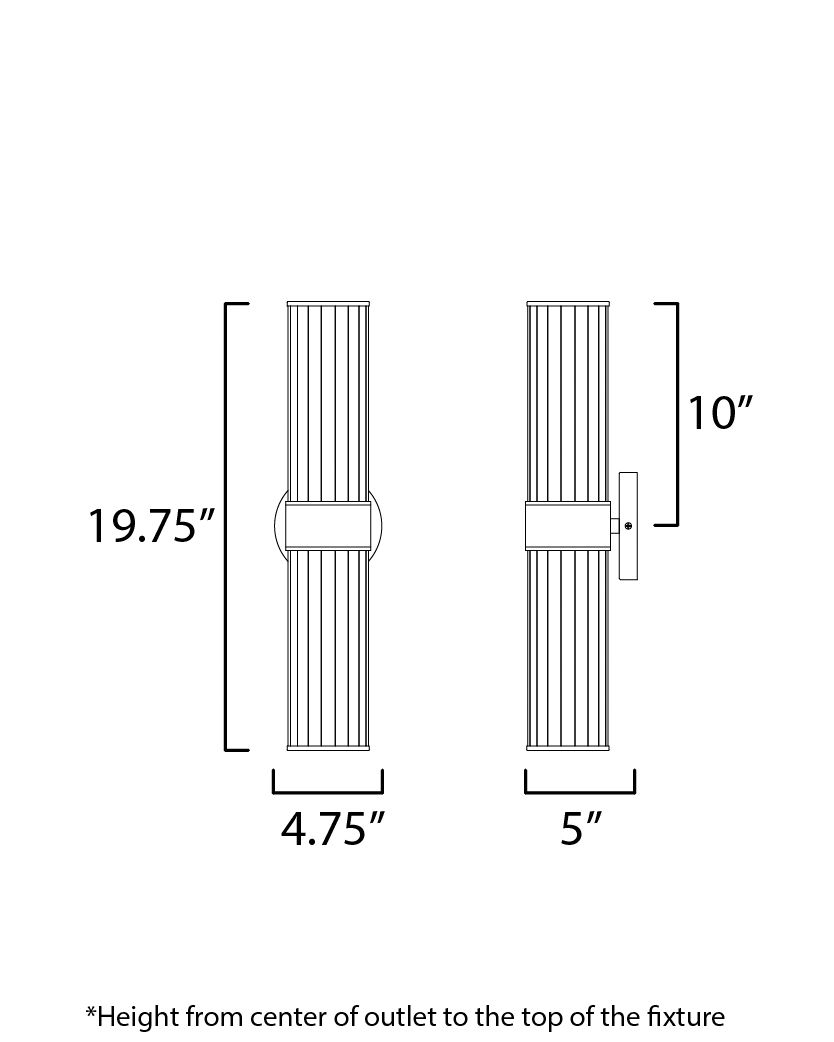 Image 5 Crosby 2-Light 5" Wide Satin Brass Wall Sconce more views