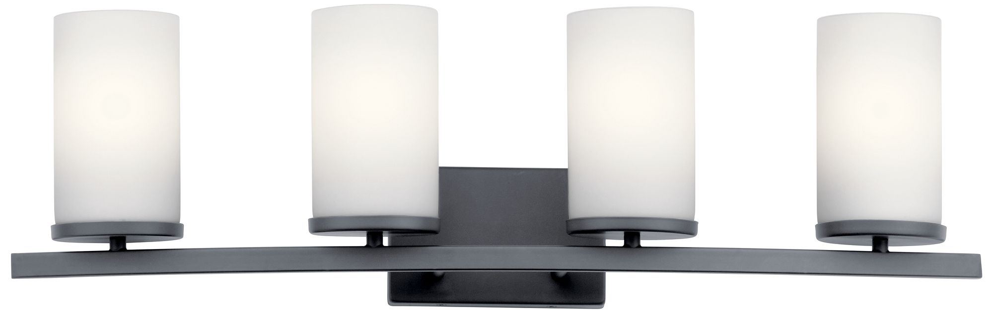 Crosby 31-in 4-Light Black Modern/Contemporary Vanity Light