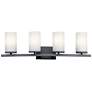 1_Crosby 4-light Black Modern/contemporary Vanity Light