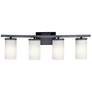 2_Crosby 4-light Black Modern/contemporary Vanity Light more views
