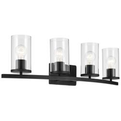 Crosby Black Linear Clear Bath 4Lt