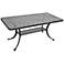 Crosley Sedona 42" Charcoal Black Rectangular Outdoor Cocktail Table