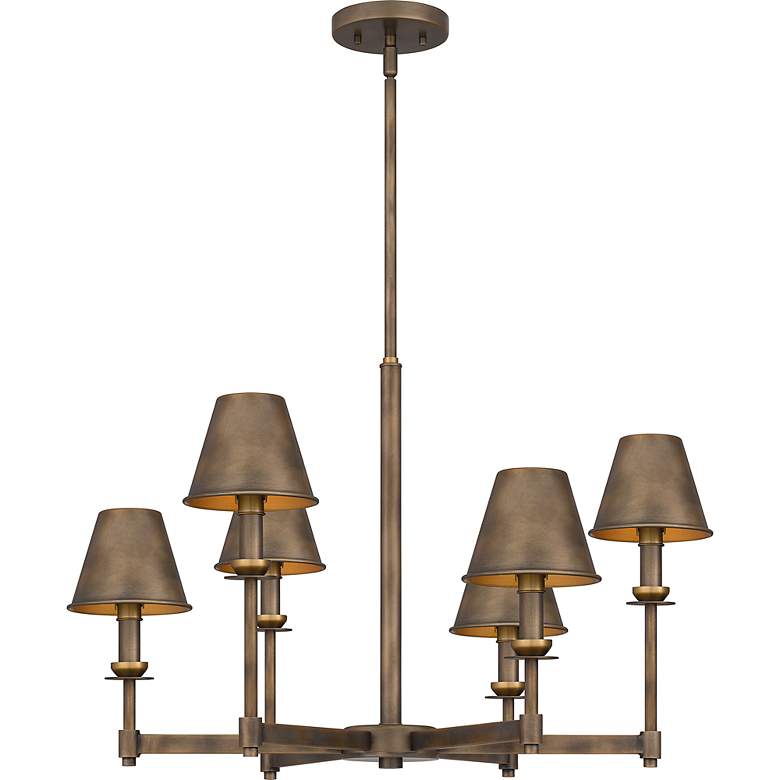 Image 3 Cross 6-Light Statuary Bronze Chandelier more views