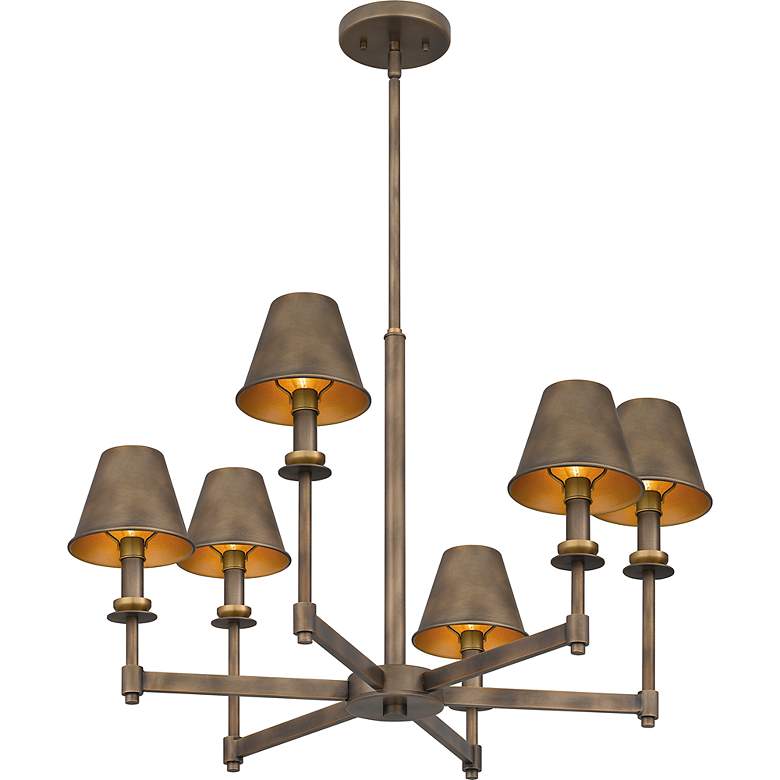 Image 5 Cross 6-Light Statuary Bronze Chandelier more views