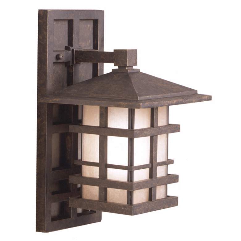 Image 1 Cross Creek Collection 13 1/2" High Outdoor Wall Light