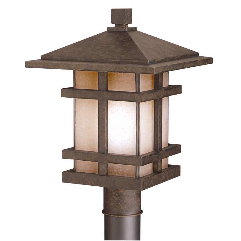 Image 1 Cross Creek Collection 17" High Outdoor Light Post Mount