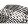 Thumbnail2 of Cross Dove and White Weave Rope Outdoor Accent Cube Ottoman more views