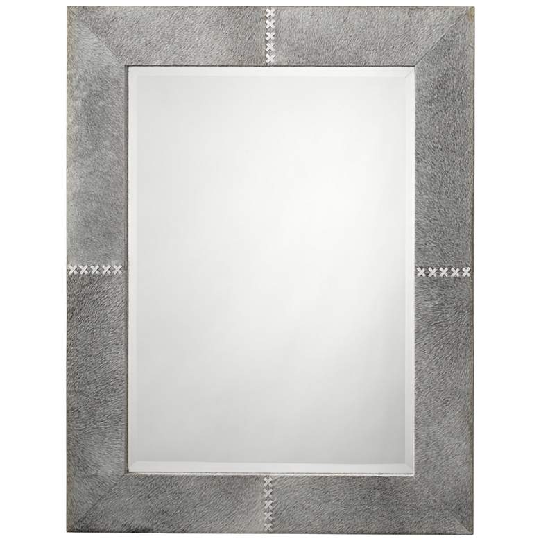 Image 3 Cross Stitch Gray 28" x 36" Rectangular Wall Mirror