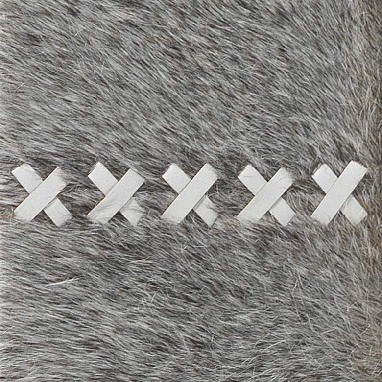 Image 5 Cross Stitch Gray 28" x 36" Rectangular Wall Mirror more views