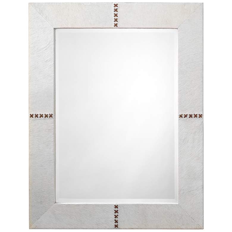 Image 2 Cross Stitch White 28 inch x 36 inch Rectangular Wall Mirror