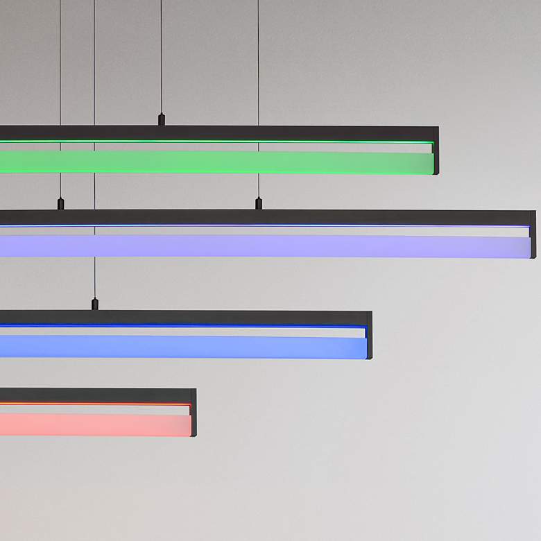 Image 3 Crossbar 48" LED Pendant Wiz Color more views