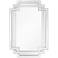 Crosspath Solid Silver 30" x 44" Rectangular Wall Mirror