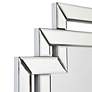 4_Crosspath Solid Silver 30" x 44" Rectangular Wall Mirror more views
